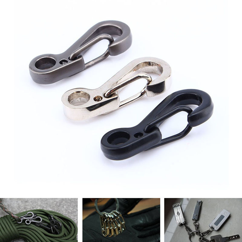 Edc Carry Pack - 10 adet/grup Mini Karabina Paracord Taktik