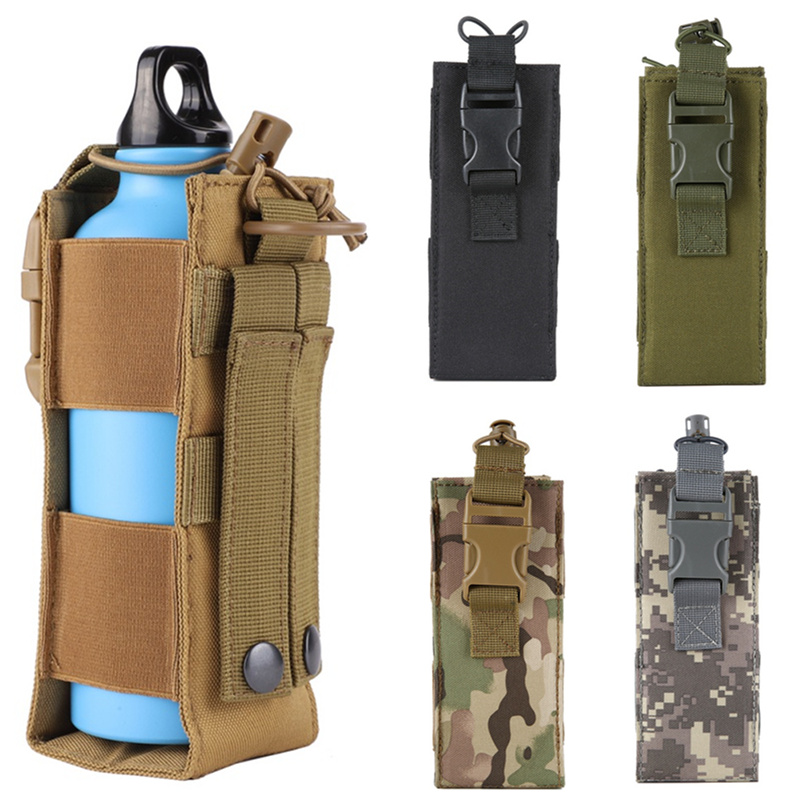 Edc Carry Fanny Pack - Molle Su Şişesi Kılıfı Çantası Açık