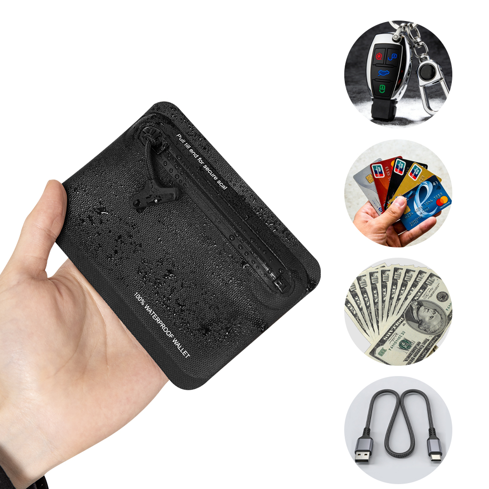 Su geçirmez Fermuarlı Para Çan - Edc Carry Card incelemesi ve fiyatı