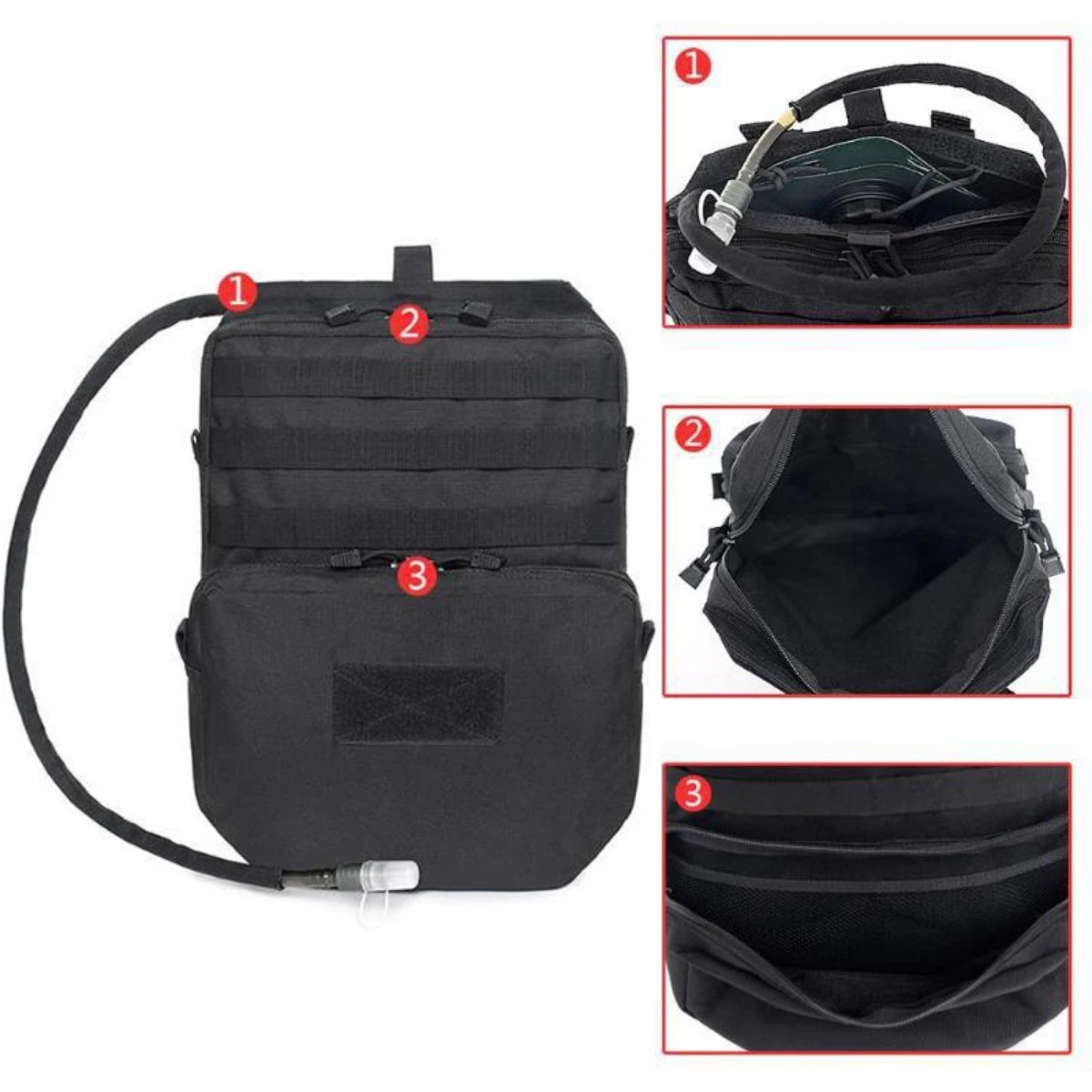 Açık Molle çanta kamp sıvı alı - Edc Deep Carry incelemesi ve fiyatı